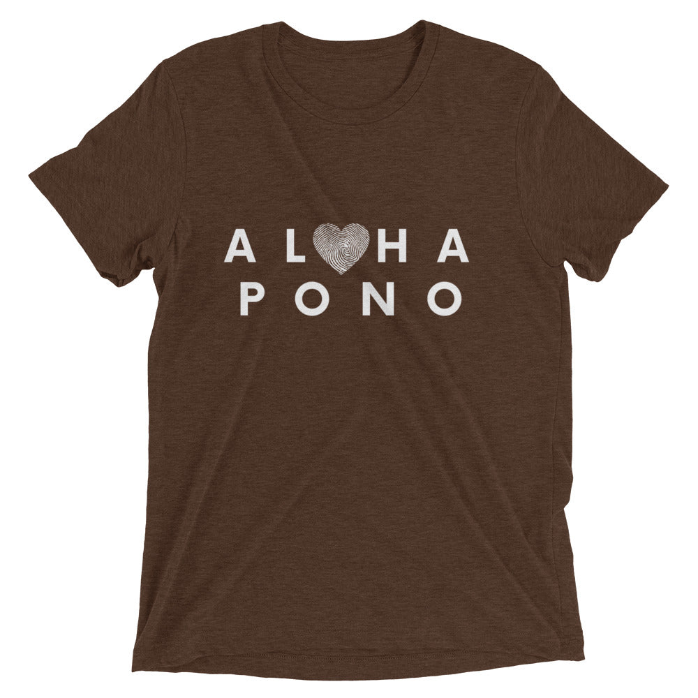 ALOHA PONO Short sleeve Unisex t-shirt