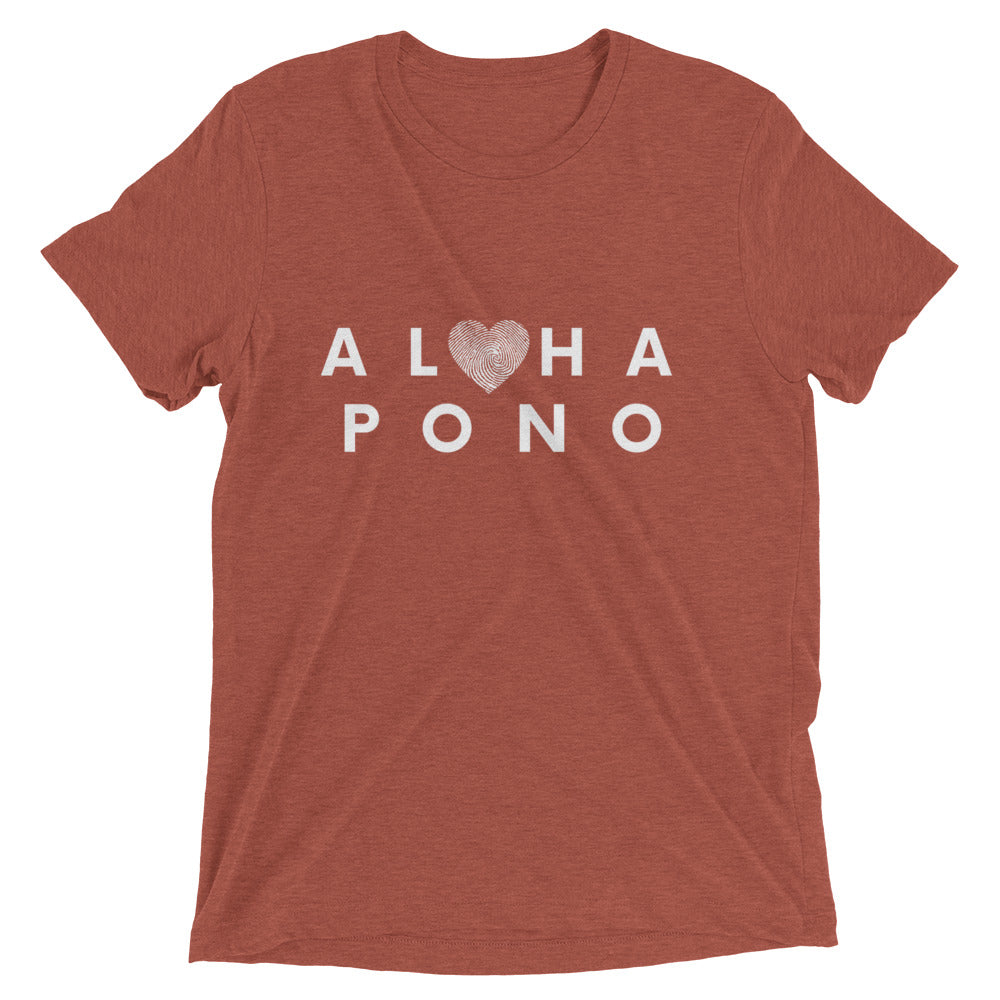 ALOHA PONO Short sleeve Unisex t-shirt