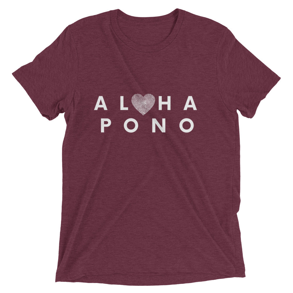 ALOHA PONO Short sleeve Unisex t-shirt