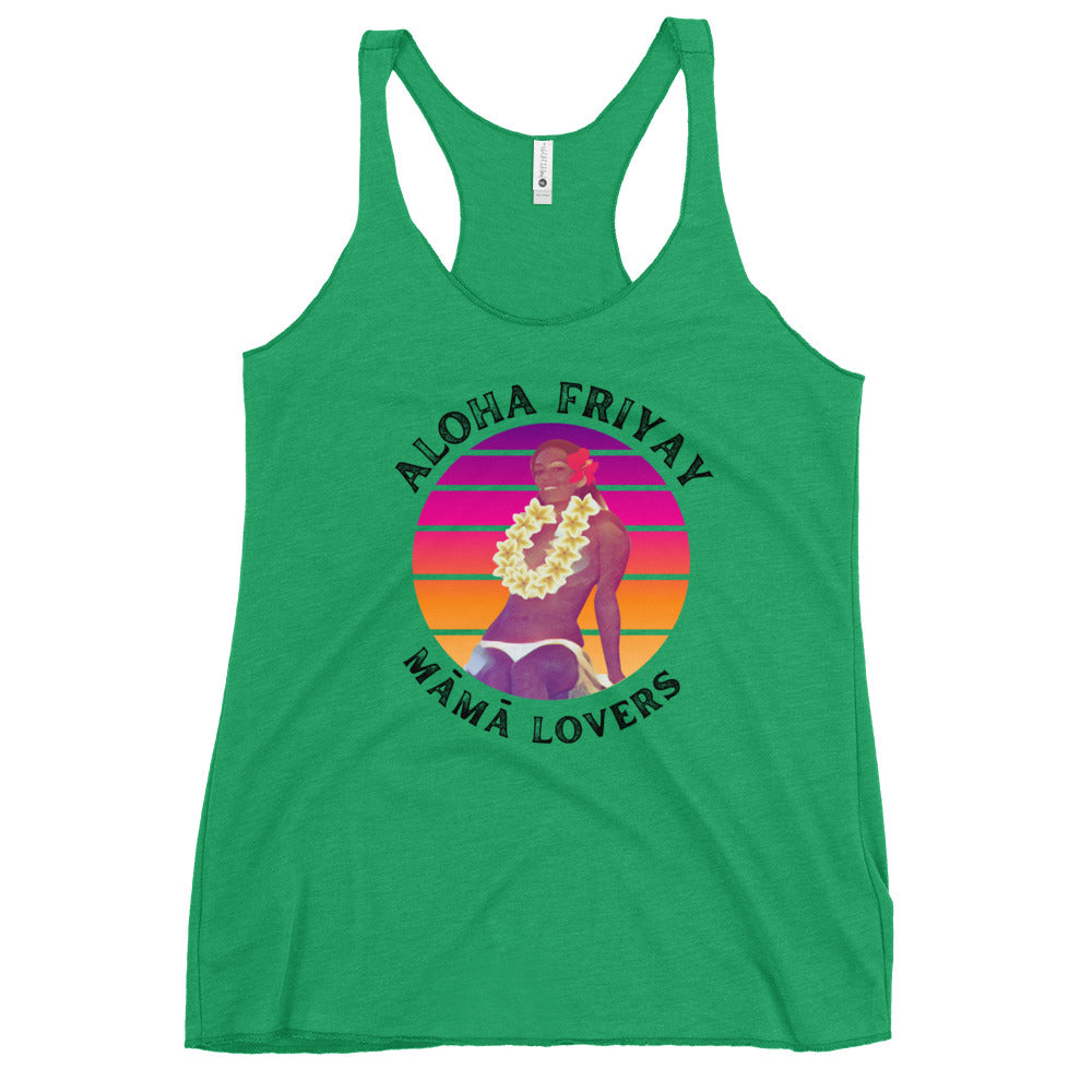 ALOHA FRIYAY Women's Racerback Tank
