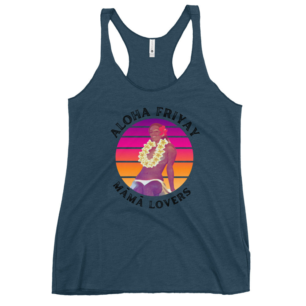 ALOHA FRIYAY Women's Racerback Tank