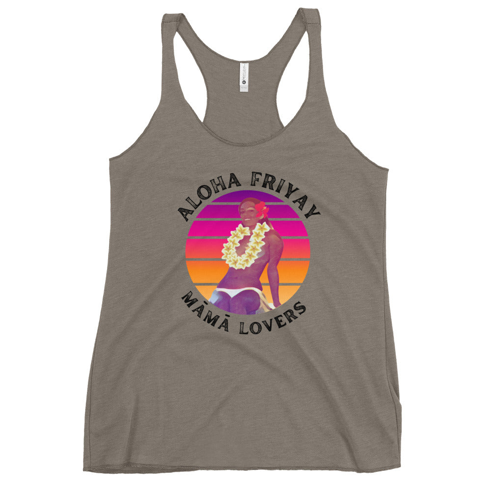 ALOHA FRIYAY Women's Racerback Tank