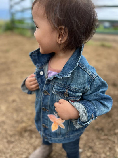 Lili’uokalani Keiki Jacket w/ pulelehua detail