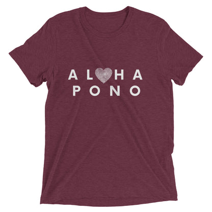 ALOHA PONO Short sleeve Unisex t-shirt